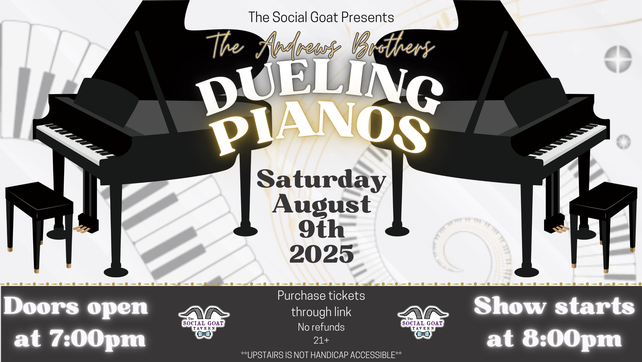 Andrews Brothers Dueling Pianos Live in Vinny's Lounge